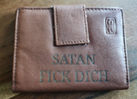 Geldbörse "Satan Fick dich"