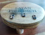 Deko Tisch "Satan Fick Dich"
